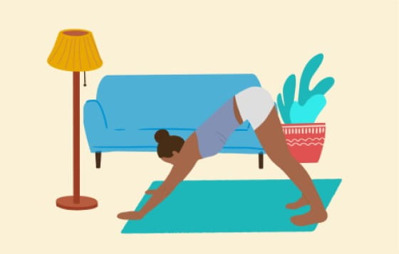 Yoga workout for online back pain