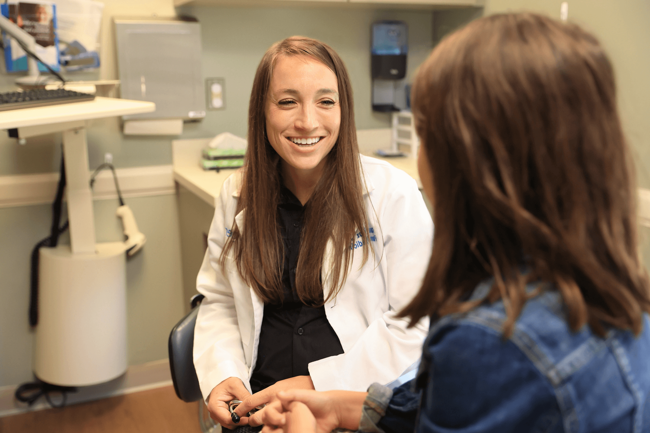 A child at the dentist